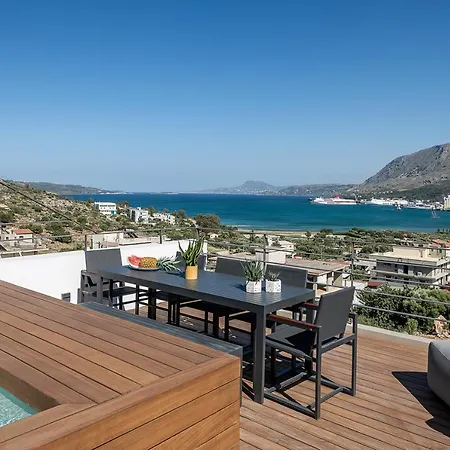 Seametry Luxury Living Penthouse Villa Souda Exterior photo
